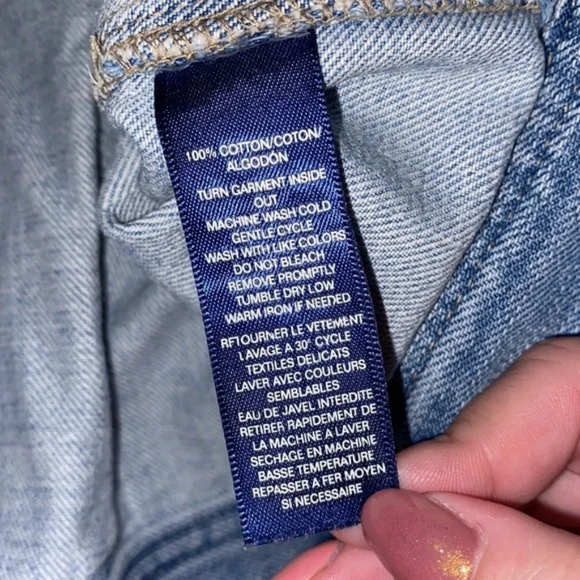 Chaps Women’s Light Wash Denim Vest Size M - Picture 11 of 11